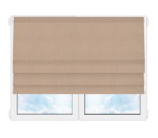 Римские шторы Флекси светло коричневый XL цена. Купить в «Мастерская Жалюзи»